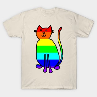 Cat Rainbow T-Shirt